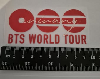 BTS World Tour 2026 Iron On Decal | K-Pop ARMY Fan Merch (DTF)