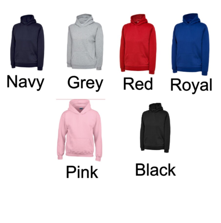 Kids Personalised Sport Hoodie Team Childrens Hoodie Football Hoodie Football Bro Custom Gift Toddler Child Etsy UK