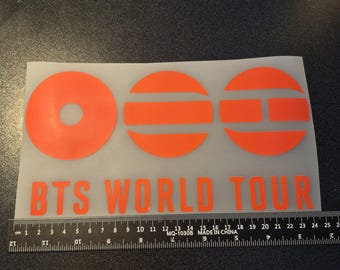 BTS World Tour 2026 Iron On Decal | K-Pop ARMY Fan Merch (DTF)