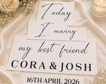 Wedding Vinyl Decal Sticker | for all diy wedding signs, gifts