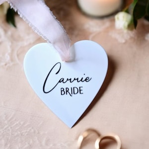Etiquettes acryliques personnalisées pour mariage