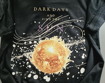 T shirt, concert Inspired Dark Days and Find the Sun T-Shirt | ARMY Concert Tee | Graphic Shirt | K-Pop Fan Gift |  Oversized Tee