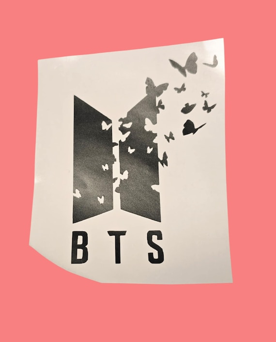BTS vinyl sticker decals, personalise, water bottles, laptop, tablet case, balloon