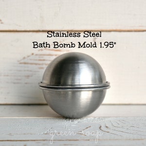 Polished Stainless Steel Candle Sphere Bath Bomb Molds - China