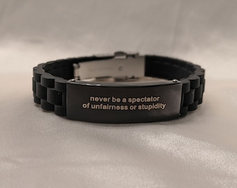 Christopher Hitchens quote bracelet for Atheist Humanist