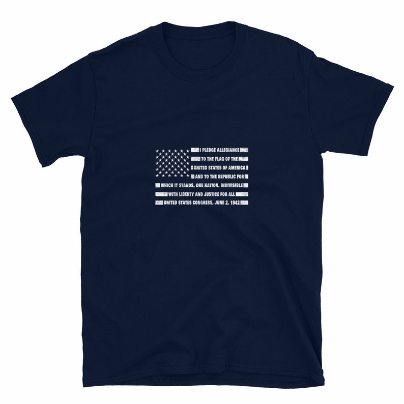 Original 1942 Pledge of Allegiance T-shirt Secular Atheist | Etsy