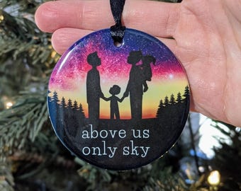 Northern Lights Above Us Only Sky Christmas Ornament