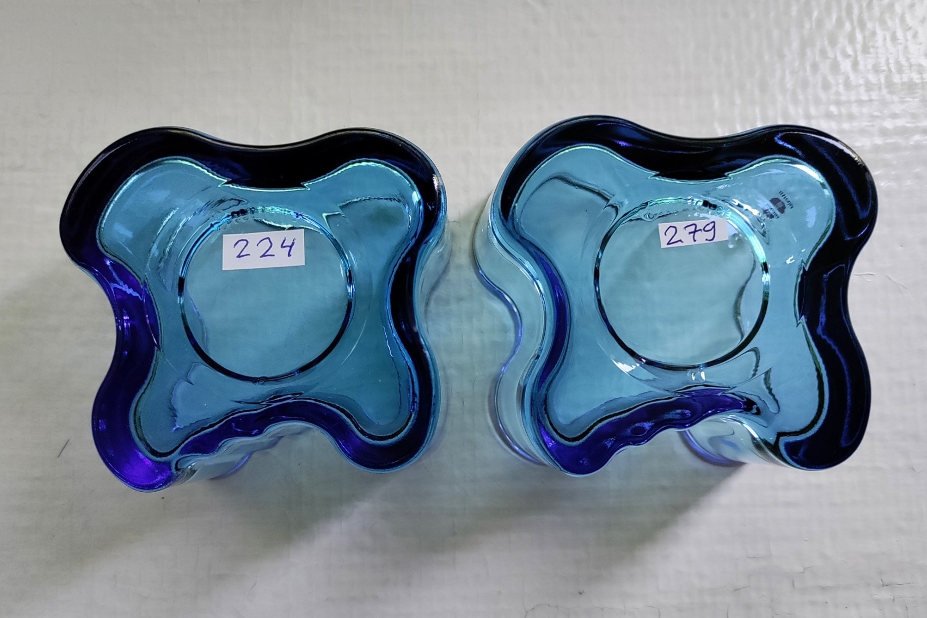 ALVAR AALTO COLLECTION: One Turquoise Blue 55 Mm Bowl, Made