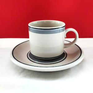 Arabia Finland: Six USVA Series Coffee Cups, Six Saucers, Plus Some Extra, Designed by Anja Jaatinen-Winquist