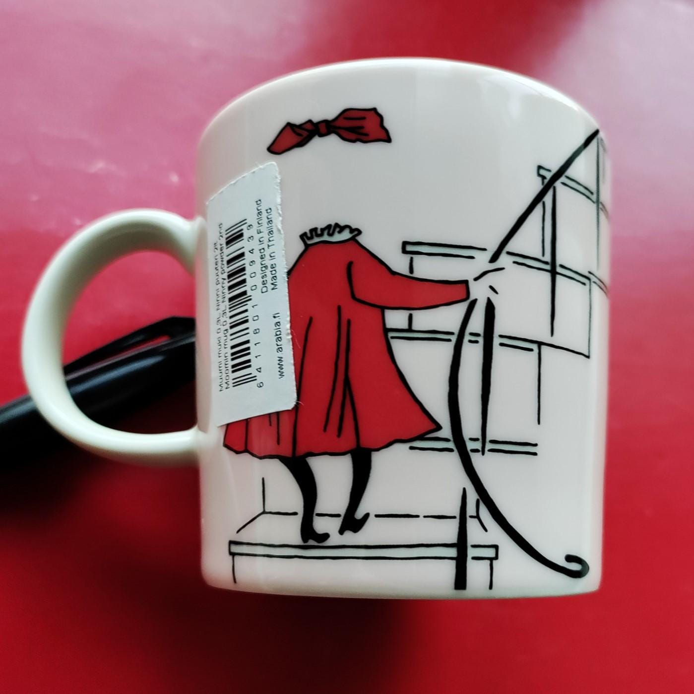 Moomin Mug: INVISIBLE NINNY, Made by Arabia Finland, Pattern by
