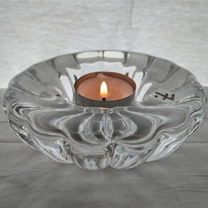 Iittala: JÄÄKUKKA Candle Holder Bowl for Tealight, Designed by Ken Benson image 1