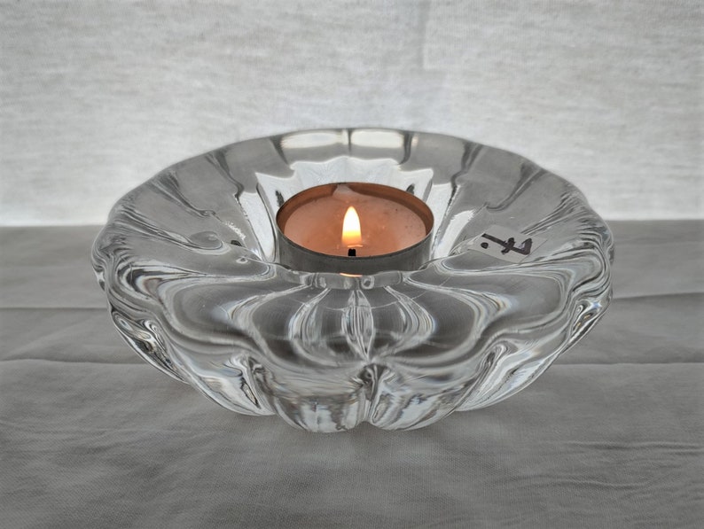 Iittala: JÄÄKUKKA Candle Holder Bowl for Tealight, Designed by Ken Benson image 1