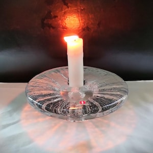 Iittala: One BOLERO Series Handmade Candlestick Holder, Designed by Timo Sarpaneva