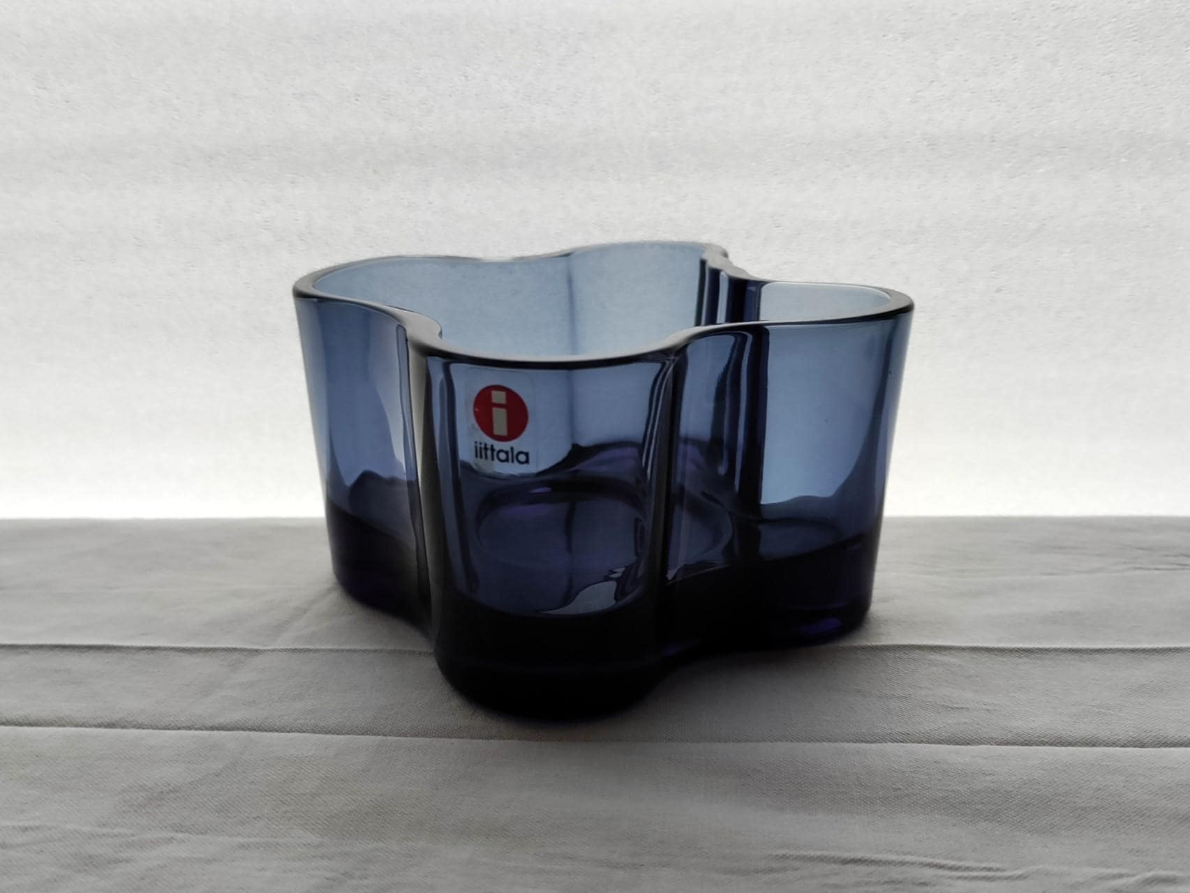 アンティークイッタラAlvarAalto ブルーベリーブルー iittala