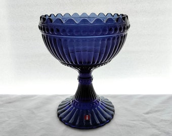 marimekko: One Blueberry Blue 155 mm High MARISKOOLI Bowl, Made by Iittala