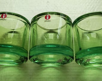  marimekko kivi ＊ lime Iittala: One Lime KIVI Candle Holder Bowl, Designed by Heikki