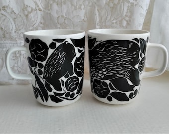 Marimekko Oiva - Sääpäiväkirja Porcelain Coffee Mug, Cup