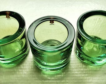 Iittala: One Lime KIVI Candle Holder Bowl, Designed by Heikki
