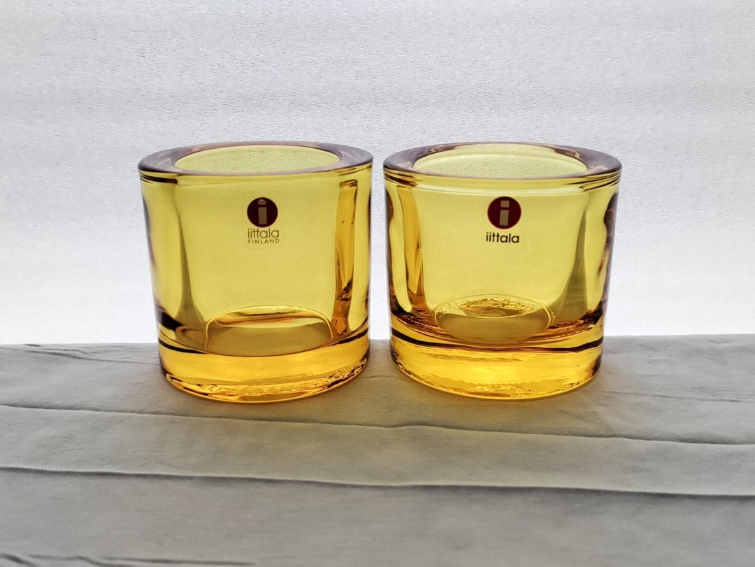 IITTALA: One Yellow KIVI Votive, Produced by Marimekko - Etsy Sweden