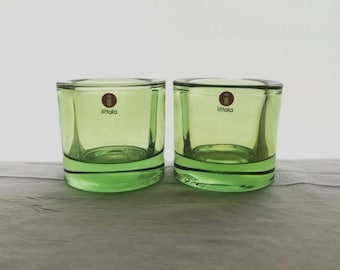 Iittala: One Lime KIVI-kandelaarkom, ontworpen door Heikki Orvola, geproduceerd door marimekko