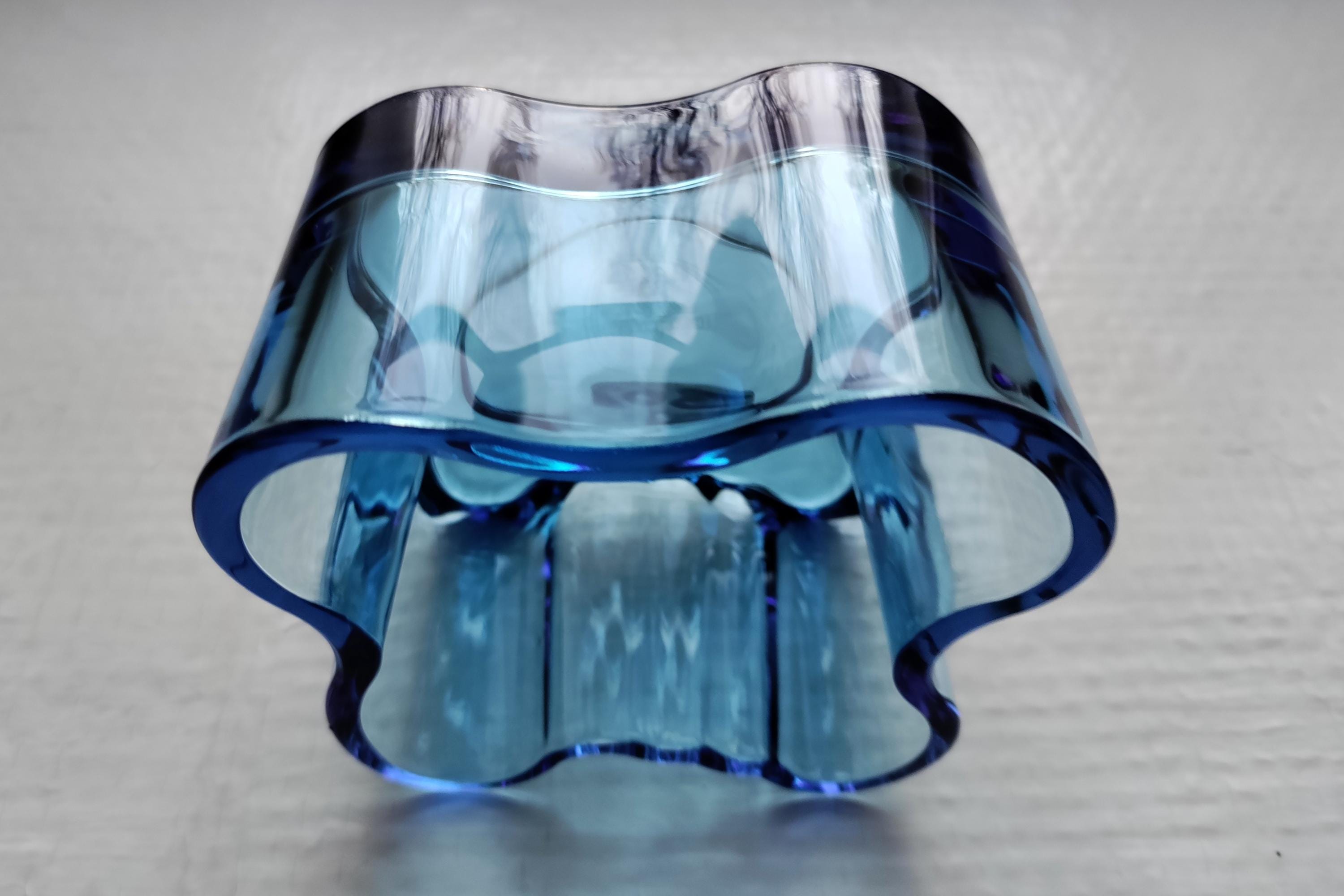 ALVAR AALTO Collection: One Turquoise Blue 55 Mm Bowl, Made by