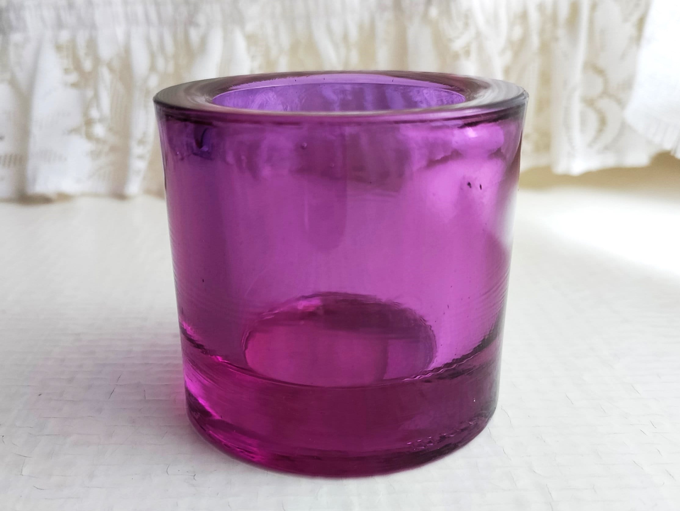 Iittala: A Rare Amethyst KIVI Votive Not in Excellent Condition