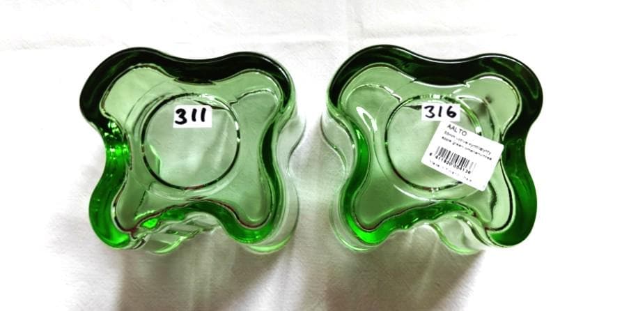 ALVAR AALTO COLLECTION: Apple Green 55 Mm High Tea Light, Made by