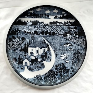 Arabia Finland: ARABIA 100 And 101, Alternative Wall Plates To Celebrate Arabia Finlands 100th Birthday, Pattern By Raija Uosikkinen