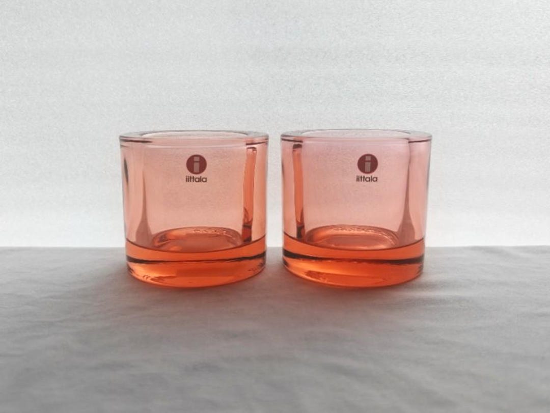 Iittala: One Salmon Pink KIVI Votive, Produced by Marimekko - Etsy