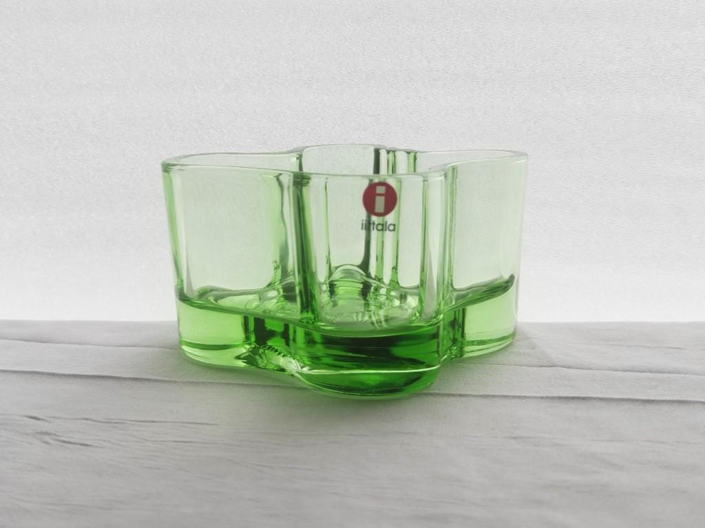 ALVAR AALTO COLLECTION: Apple Green 55 Mm High Tea Light, Made by