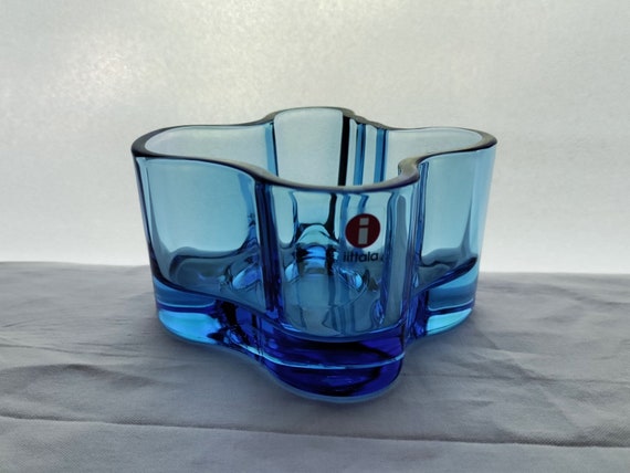 ALVAR AALTO Collection: One Turquoise Blue 55 Mm Bowl, Made by