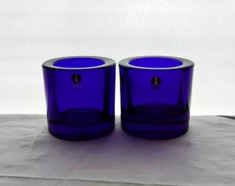 Iittala: One Blue/Cobalt Blue KIVI Votive, Produced by marimekko