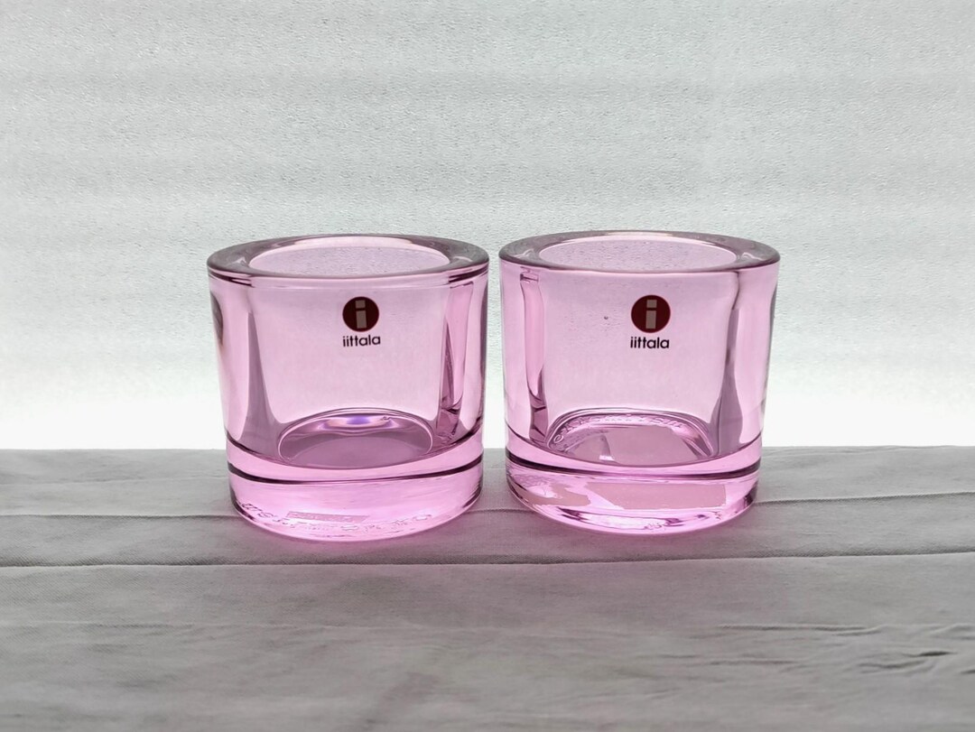 レアmarimekko  kivi スイートピンク イッタラ: スイート ピンク KIVI 奉納品、マリメッコプロデュース