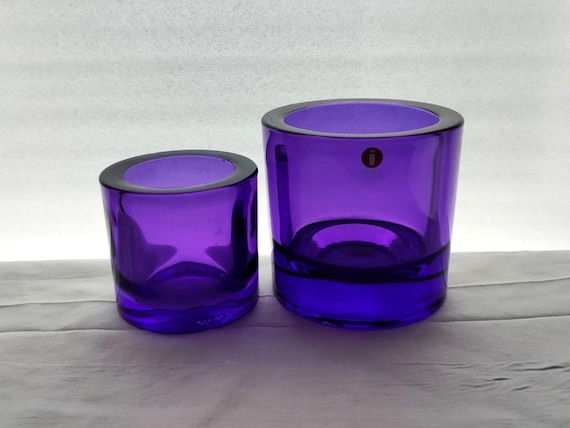 Iittala: One Large Lilac KIVI Votive, Produced by Marimekko - Etsy