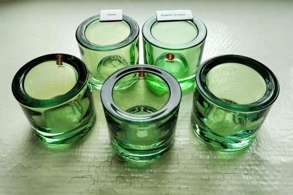  marimekko kivi ＊ lime Iittala: One Lime KIVI Candle Holder Bowl, Designed by Heikki