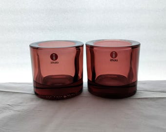 イッタラ：オリジナルパッケージ入りKIVIキャンドルホルダー2個セット