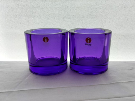 廃番 貴重色 イッタラ / キャンドルホルダー 55mm パープル 廃番 貴重色 イッタラ / キャンドルホルダー 55mm パープル インテリア小物