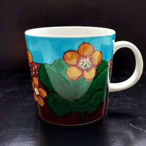 Arabia Finland: One HLS Designed RENTUKKA Pattern Mug, Teema Model