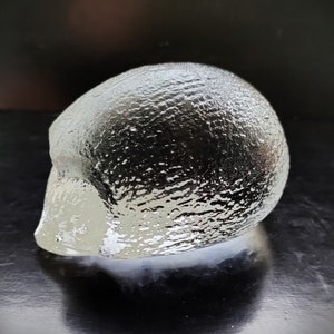 Humppila: A Glass Paperweight SIILI (HEDGEHOG), Made by Finnish Humppila Glass Works