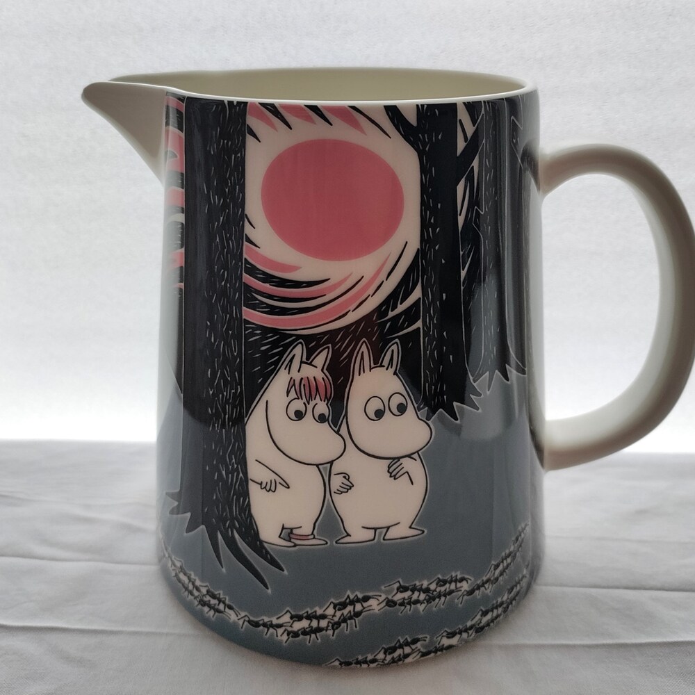 Moomin Arabia Classic Pitcher LOVE 1.2L – Glass Jug main image 1