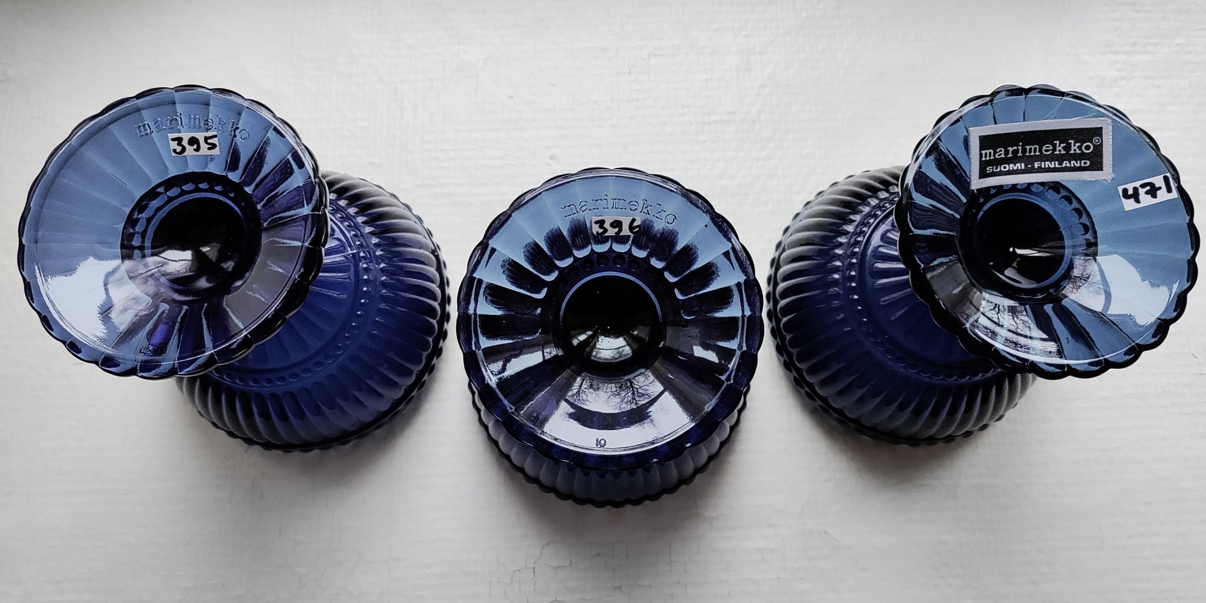Marimekko: ブルーベリー ブルー 高さ 155 mm MARISKOOLI ボウル