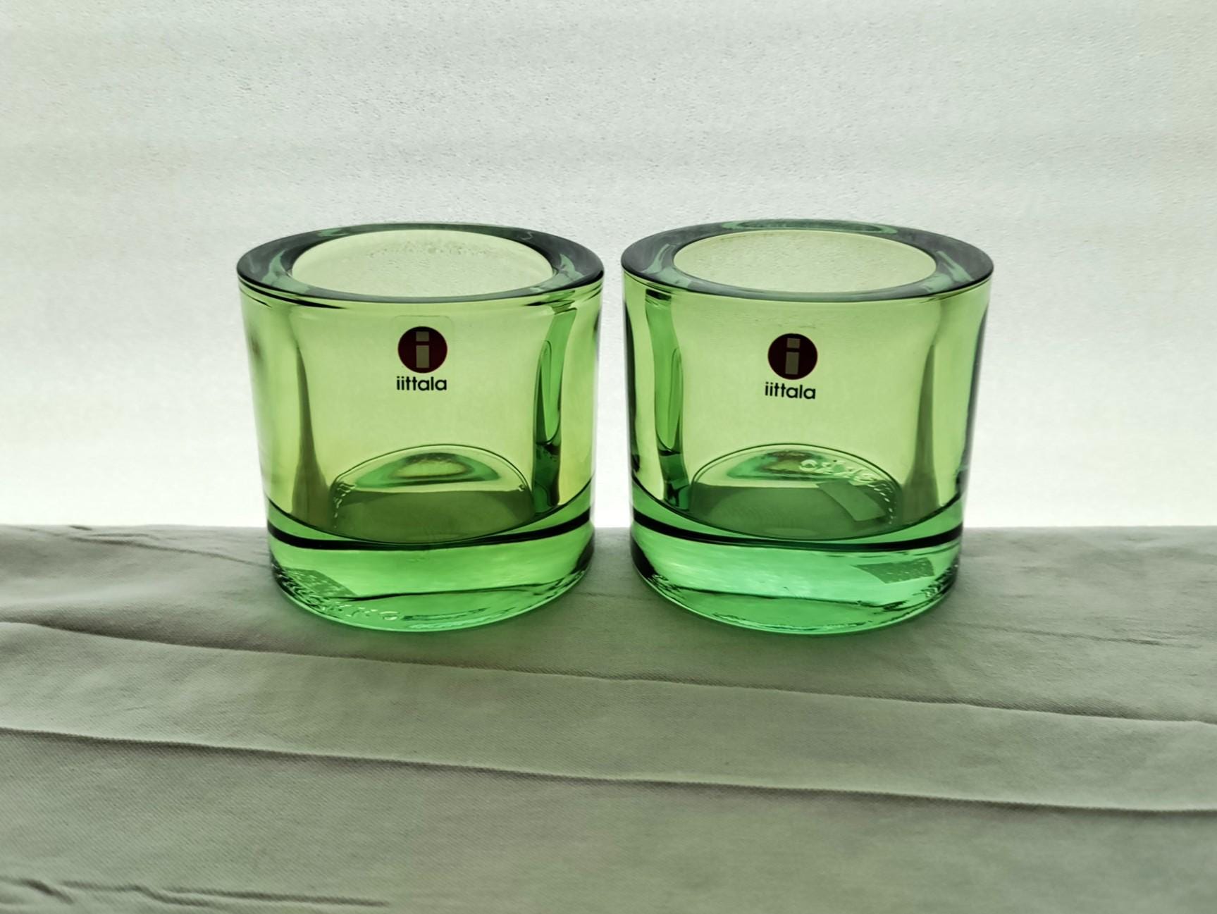 Iittala: One Lime KIVI Candle Holder Bowl, Designed by Heikki