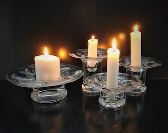 Nuutajärvi: LUMME Series Candlestick Holder, Different Alternatives, Designed By Kerttu Nurminen
