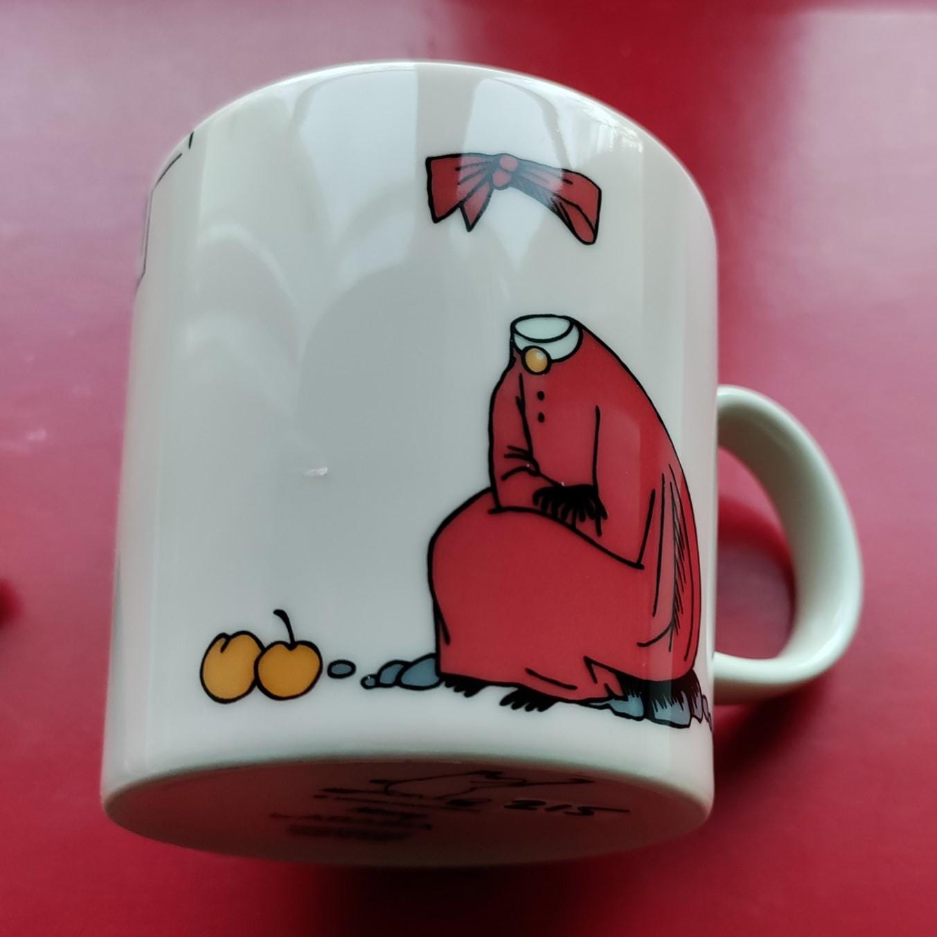 ARABIA ムーミン マグ 1990 Green Cartoon 未使用 激レア〙美品