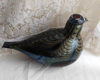 Nuutajärvi: One Oiva Toikka Bird, FASAANI (pheasant) - Etsy