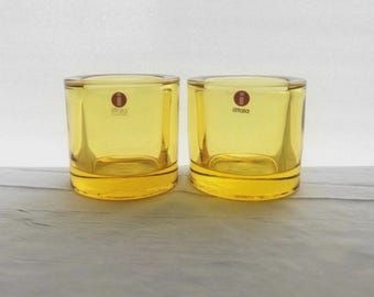 IITTALA: één geel KIVI-votief, geproduceerd door marimekko