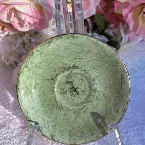 Royal Albert Vintage “Gossamer” saucer - Green