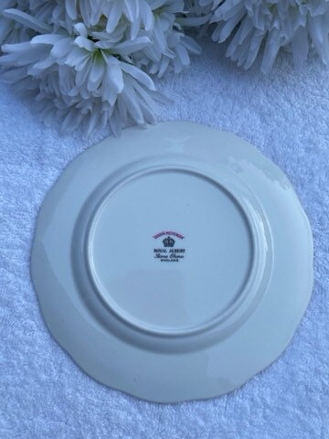 Royal Albert Vintage Sandwich Plate queens Messenger Design Etsy UK