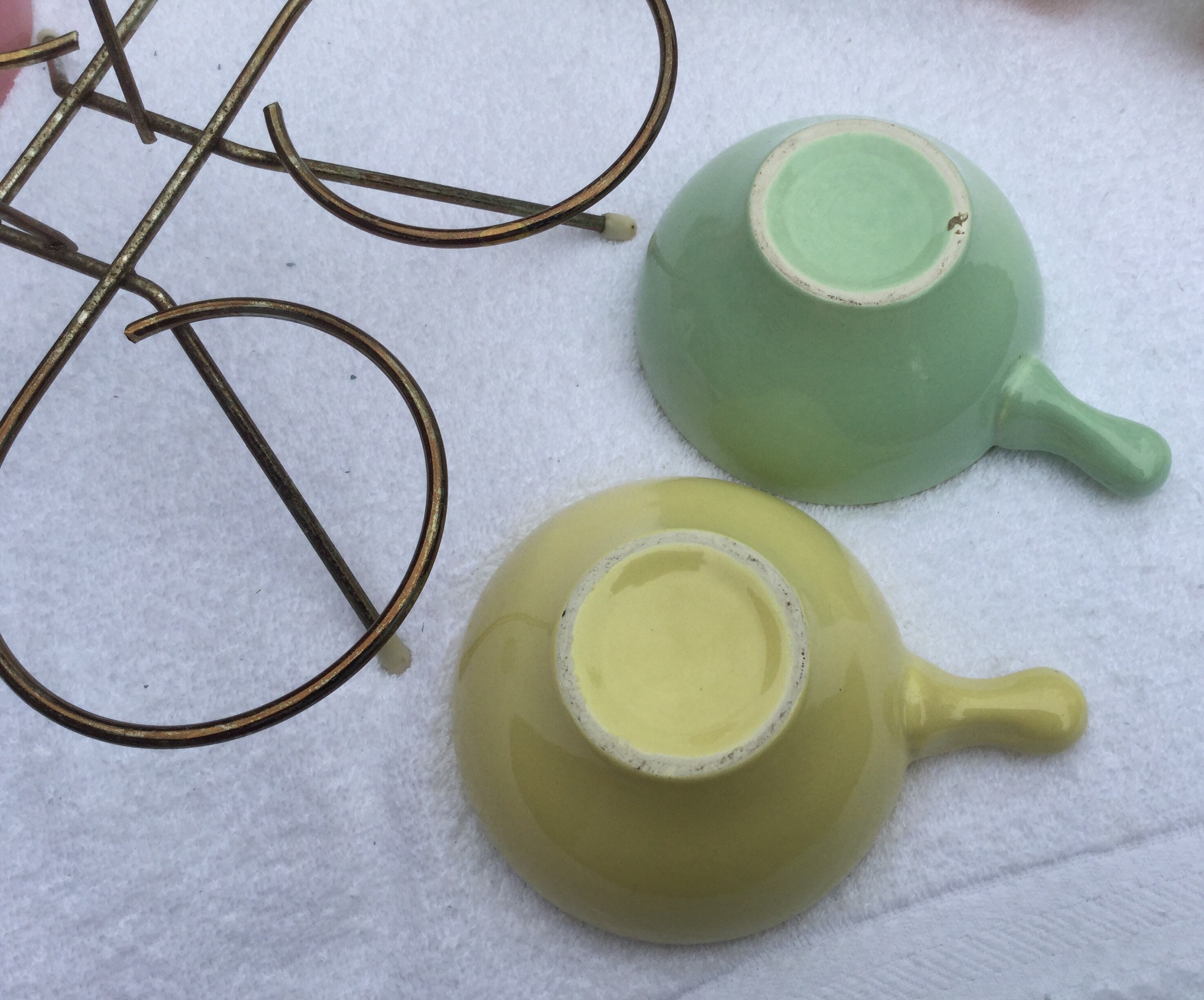 Harlequin Ramekins X 4 in Stand Retro Vintage Ramekins Etsy Australia