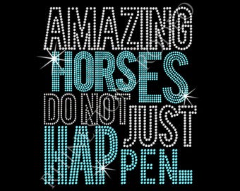 Amazing horses do not just happen